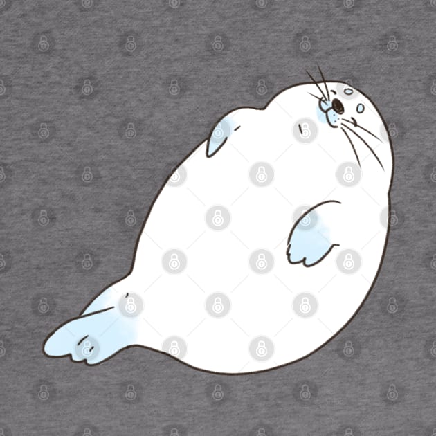 Adorable Seal Pup Sleeping by You Miichi